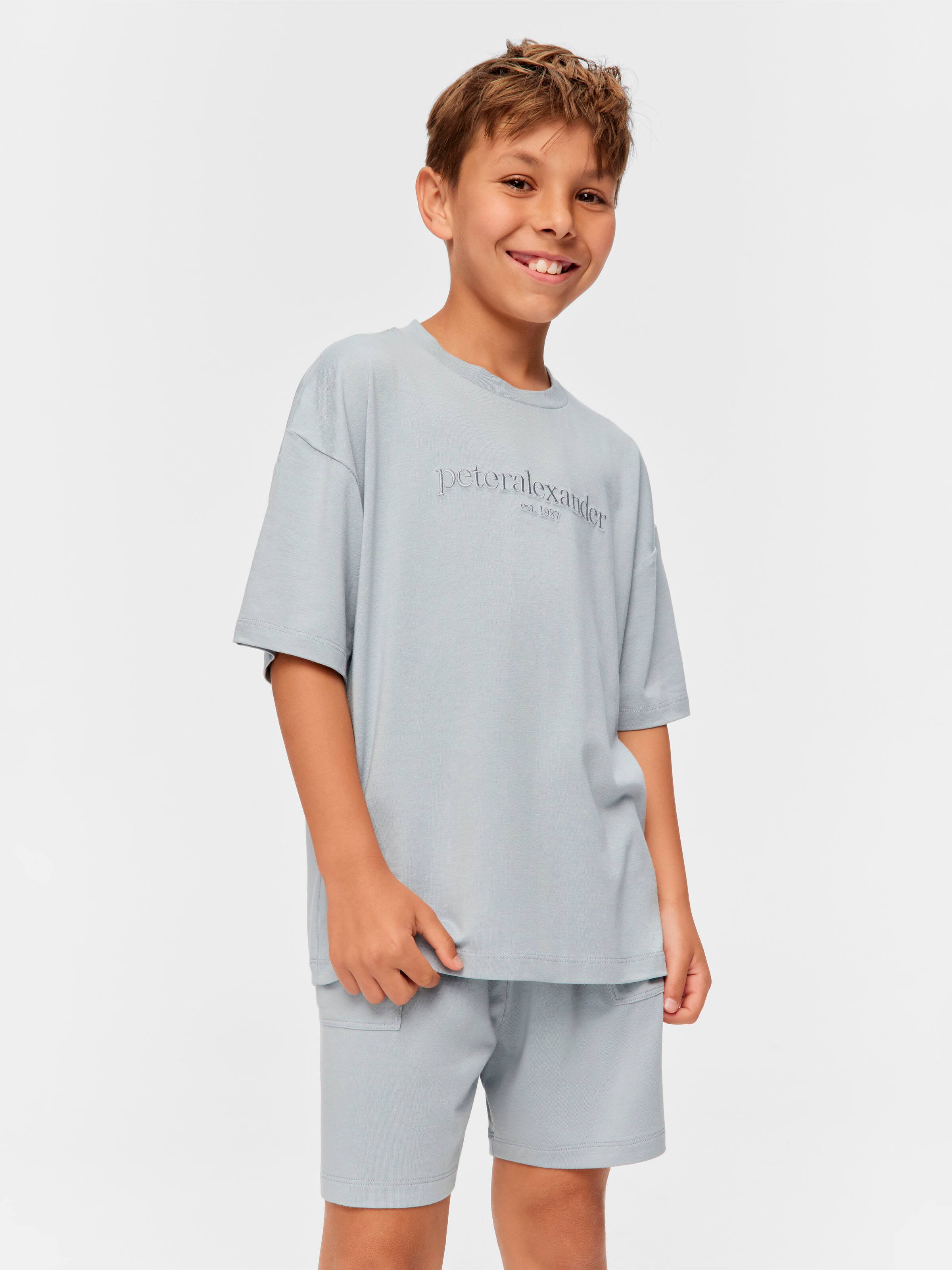 Boys Blue Heritage Short Pj Set