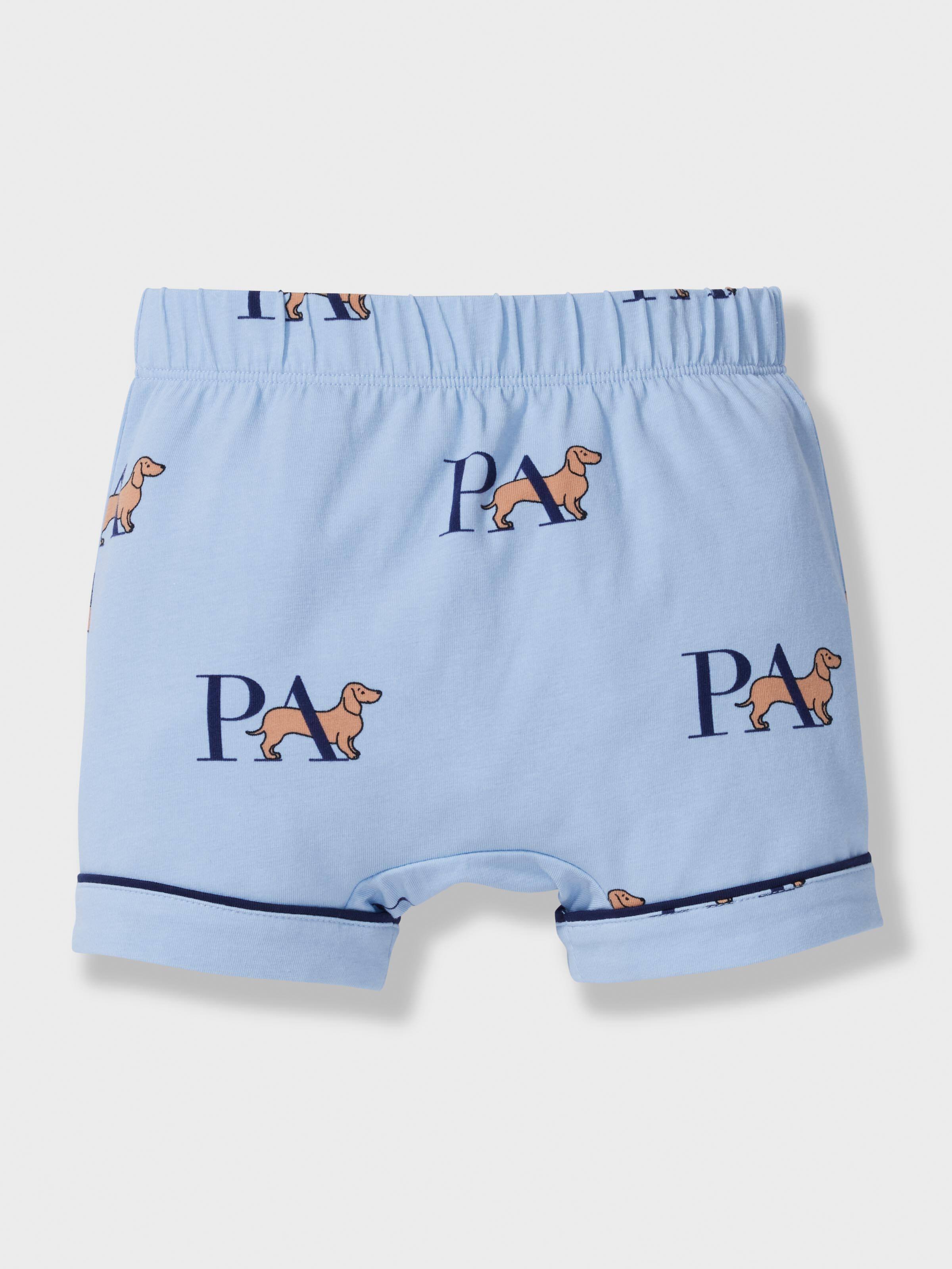 Baby Blue Penny Logo Classic Short Pj Set