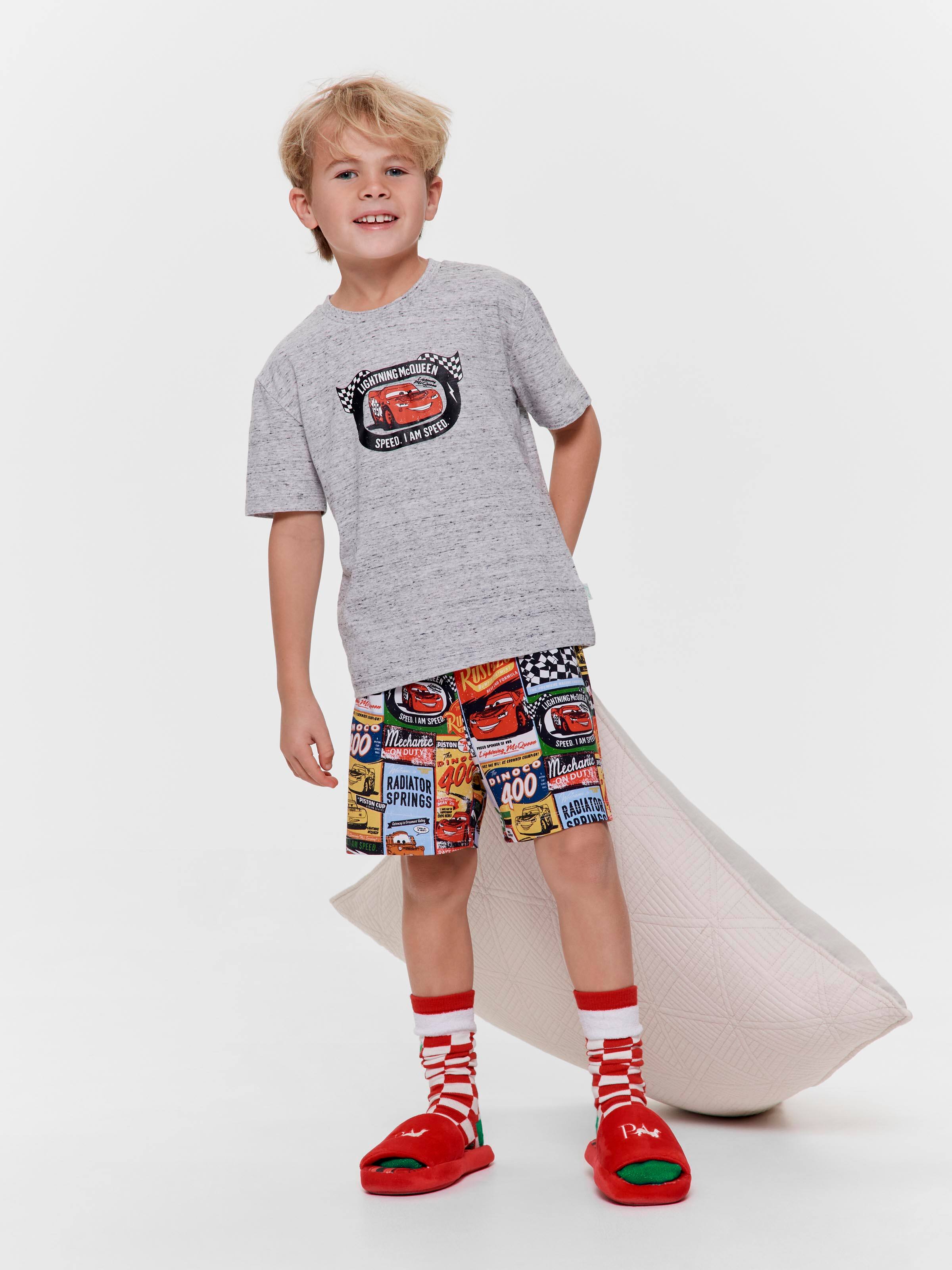 Junior Boys Disney Cars Short Pj Set