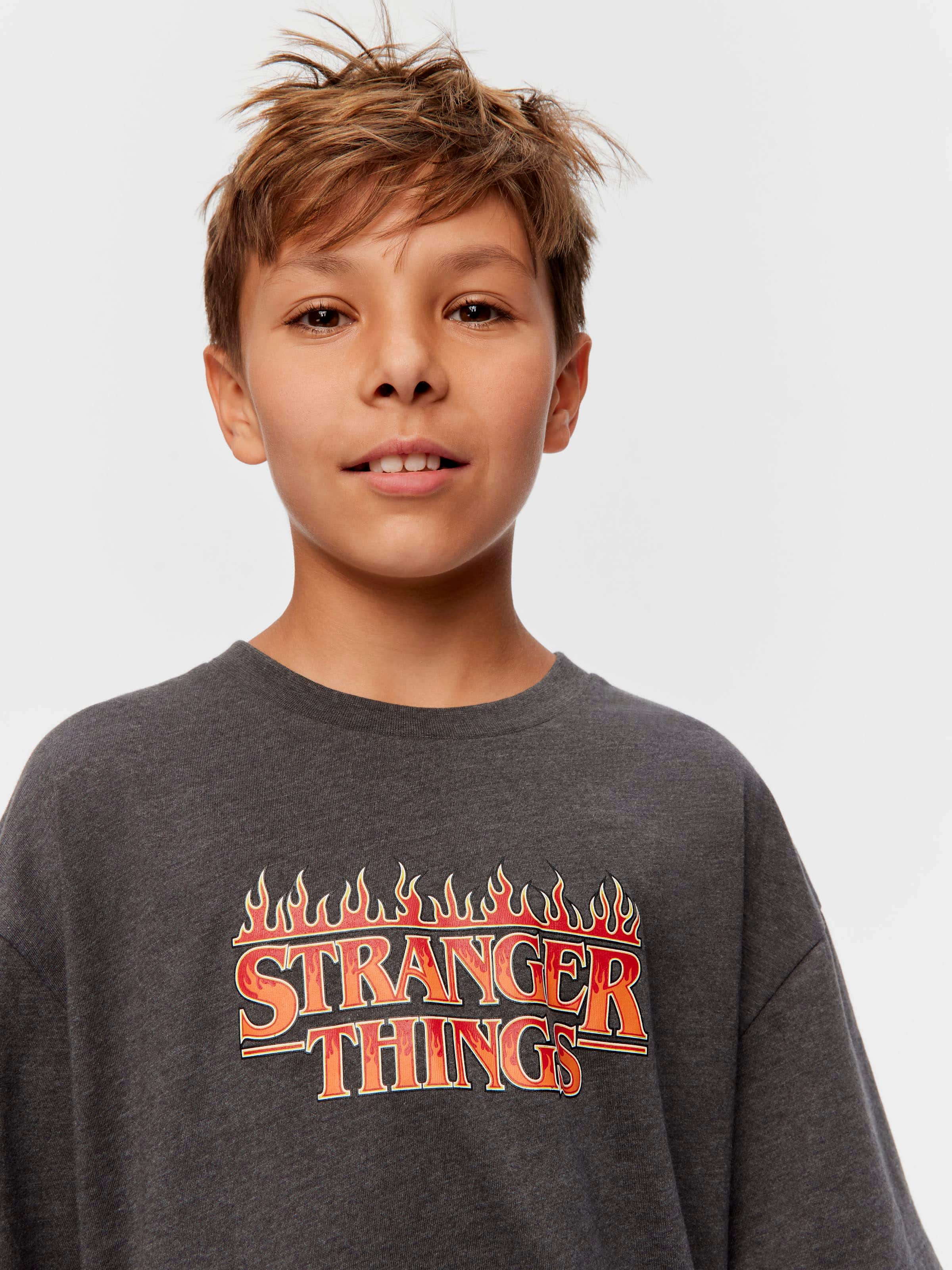 Boys Stranger Things Short Pj Set