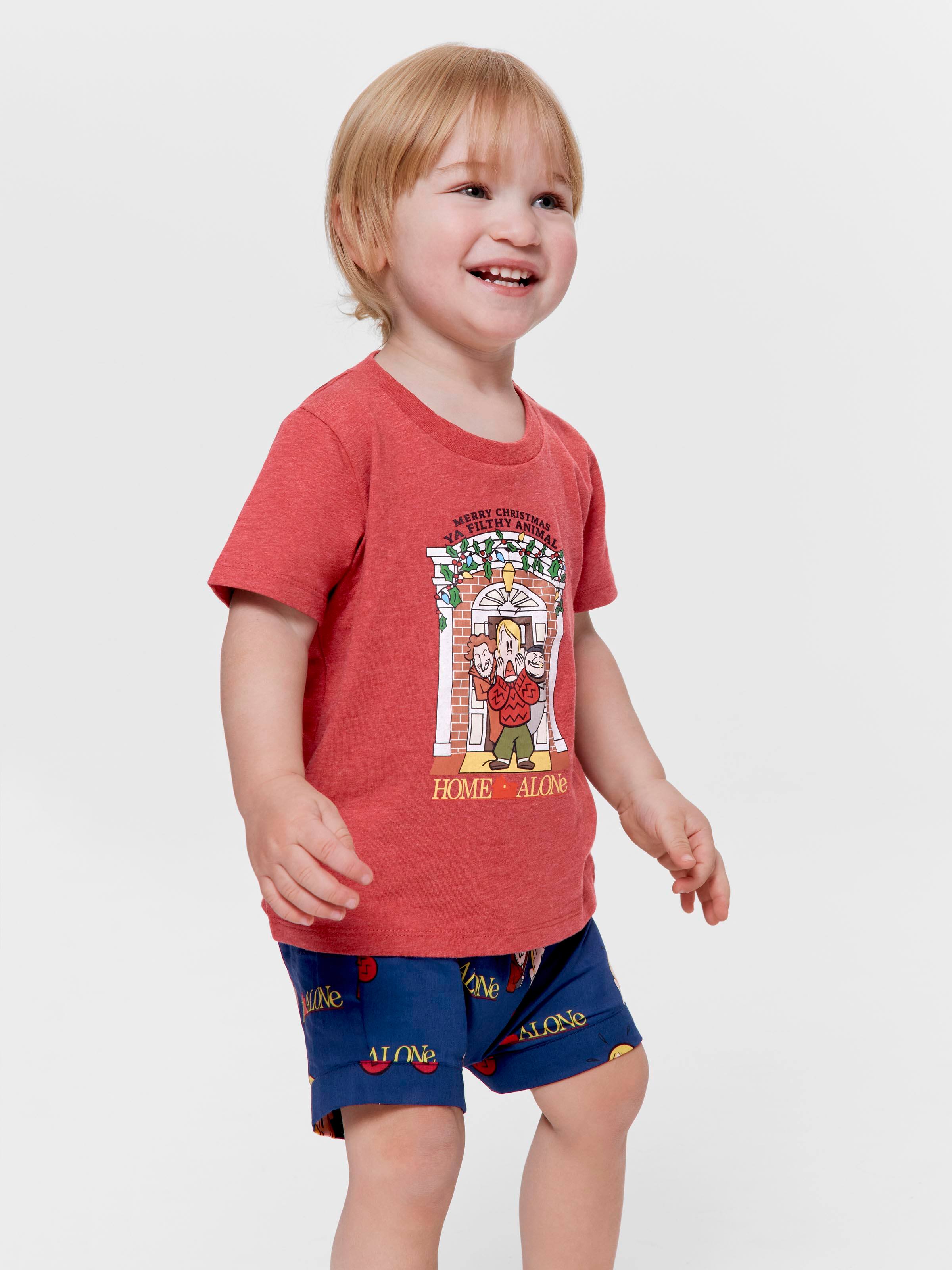 Baby Boy Home Alone 100% Cotton Short Pj Set