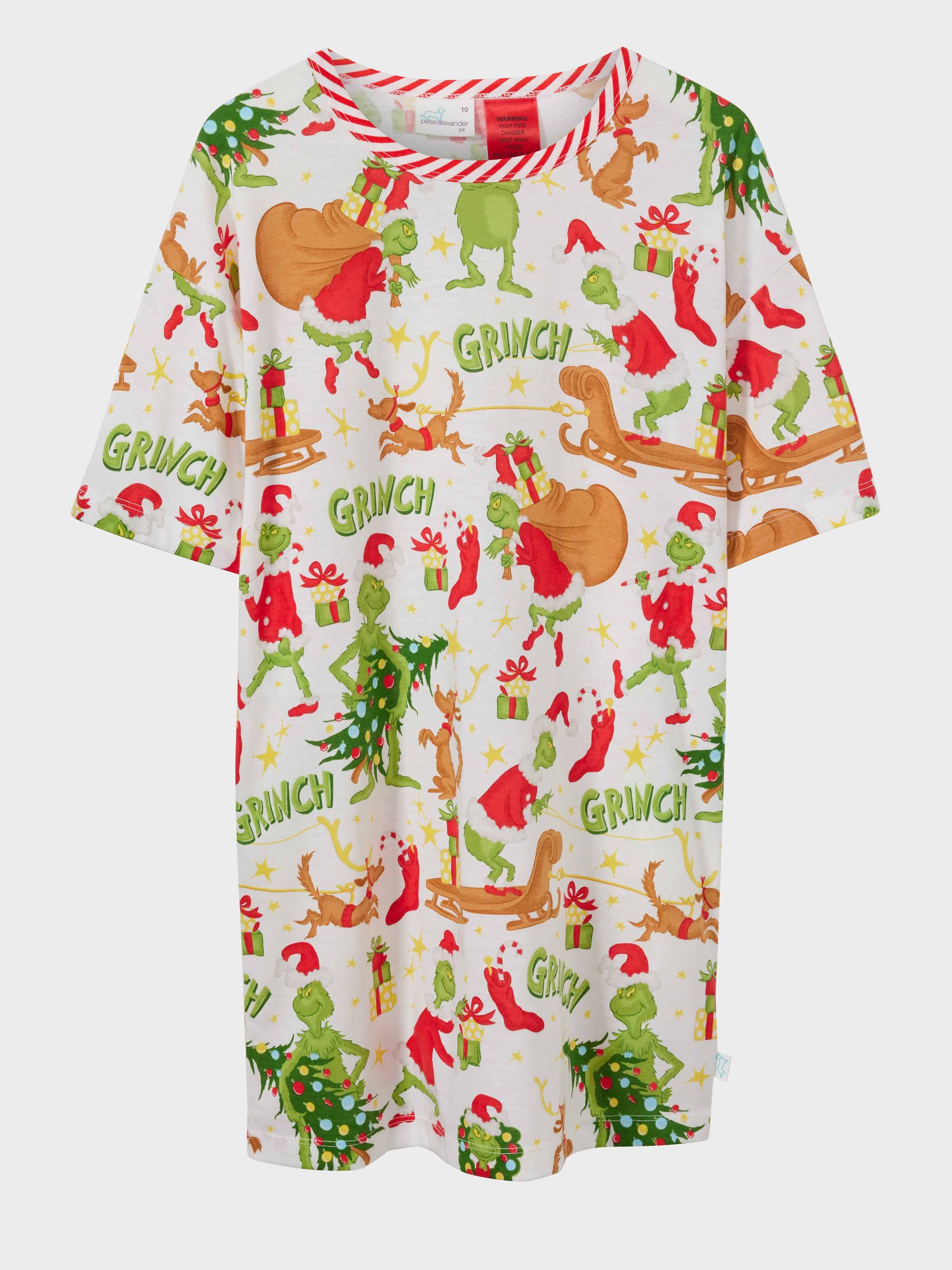Girls The Grinch Sleep Tee