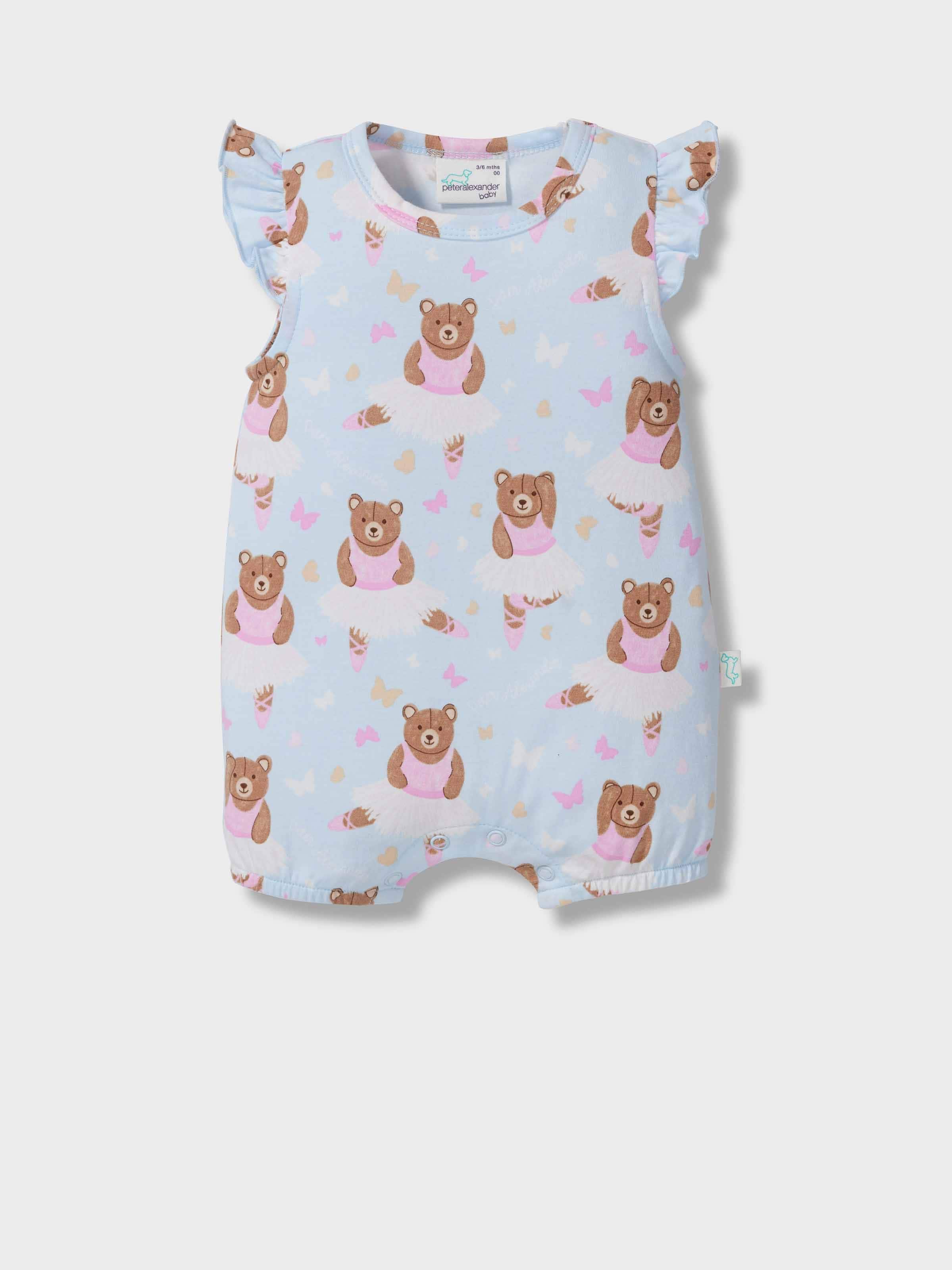 Baby Ballet Bear Romper