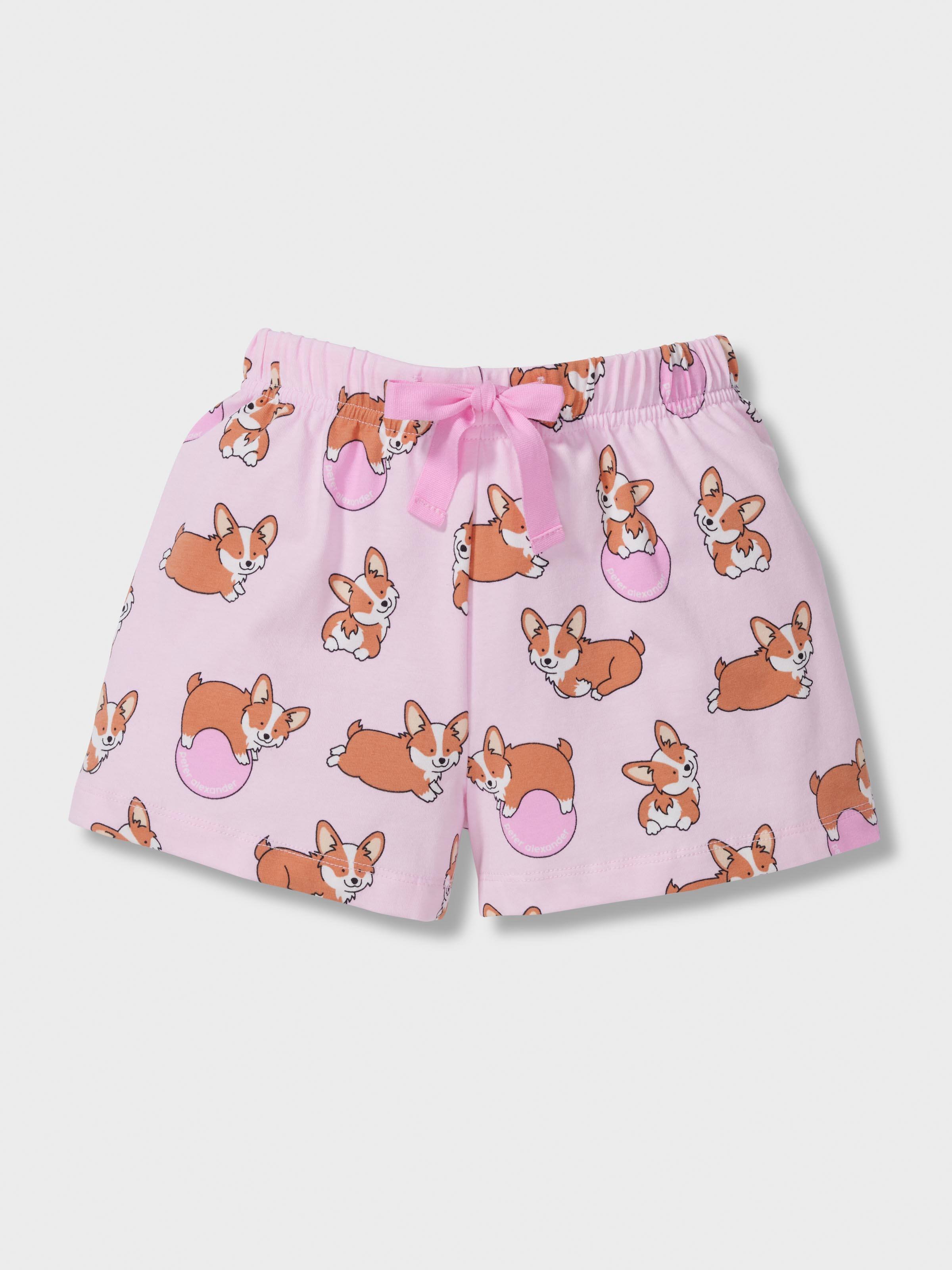 Jnr Girls Corgi Short Pj Set