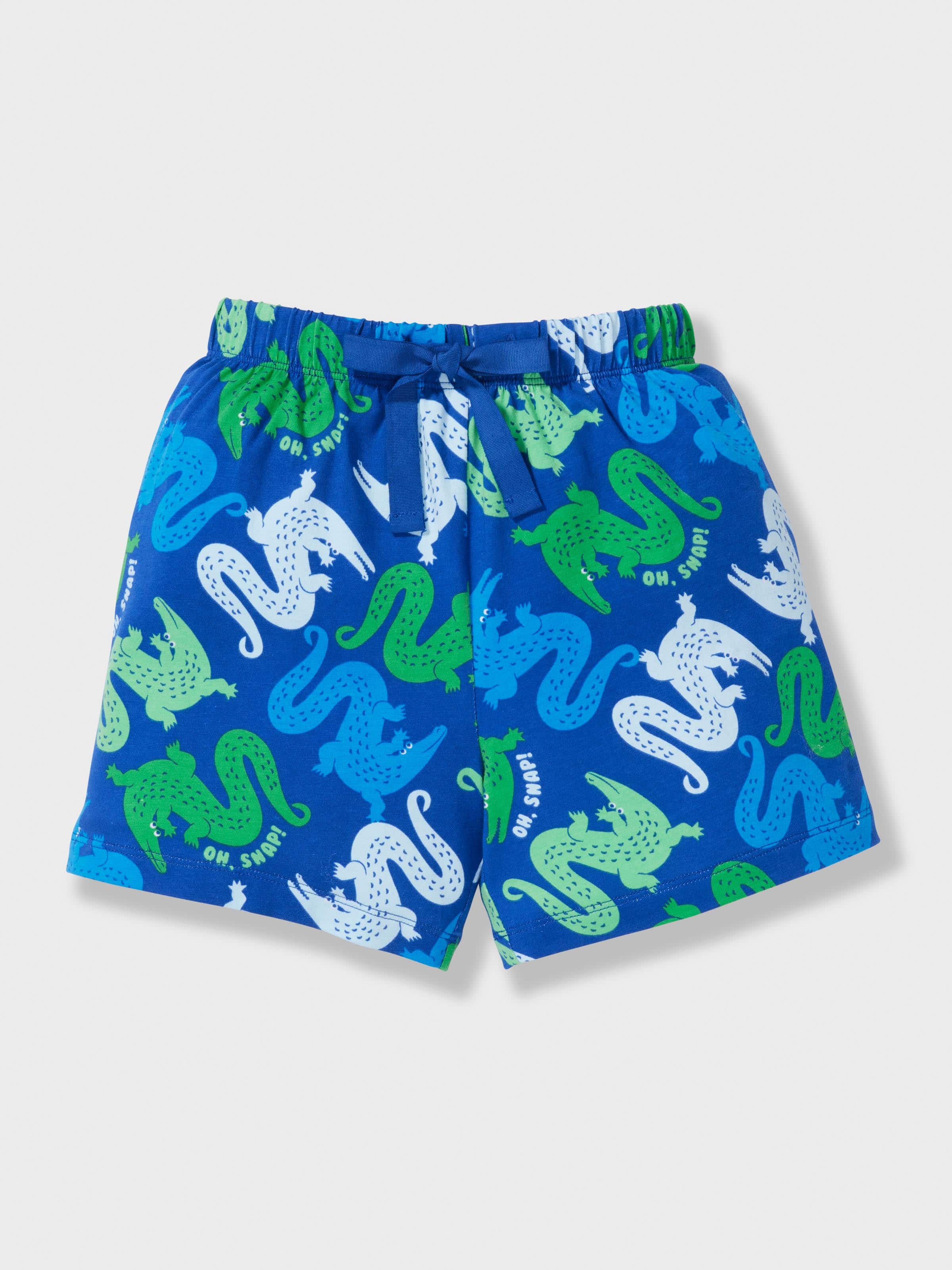 Jnr Boys Croc Snap Short Pj Set