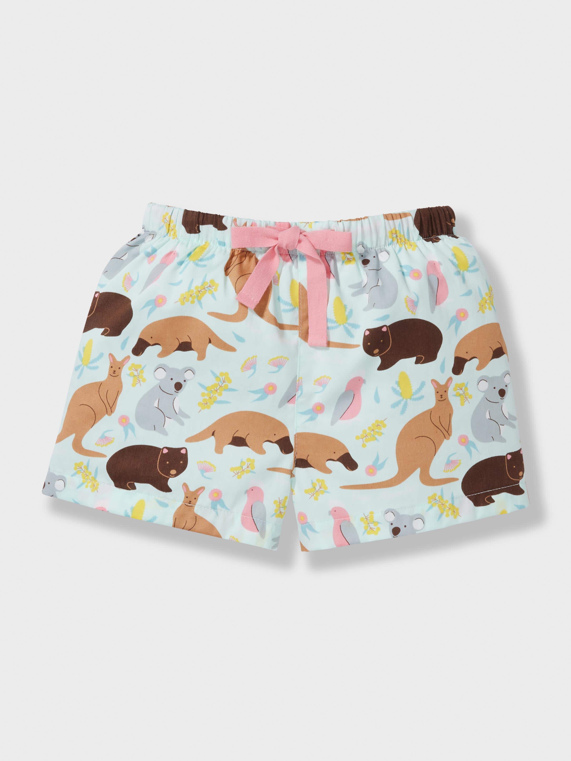 Jnr Girls Aussie Short Pj Set