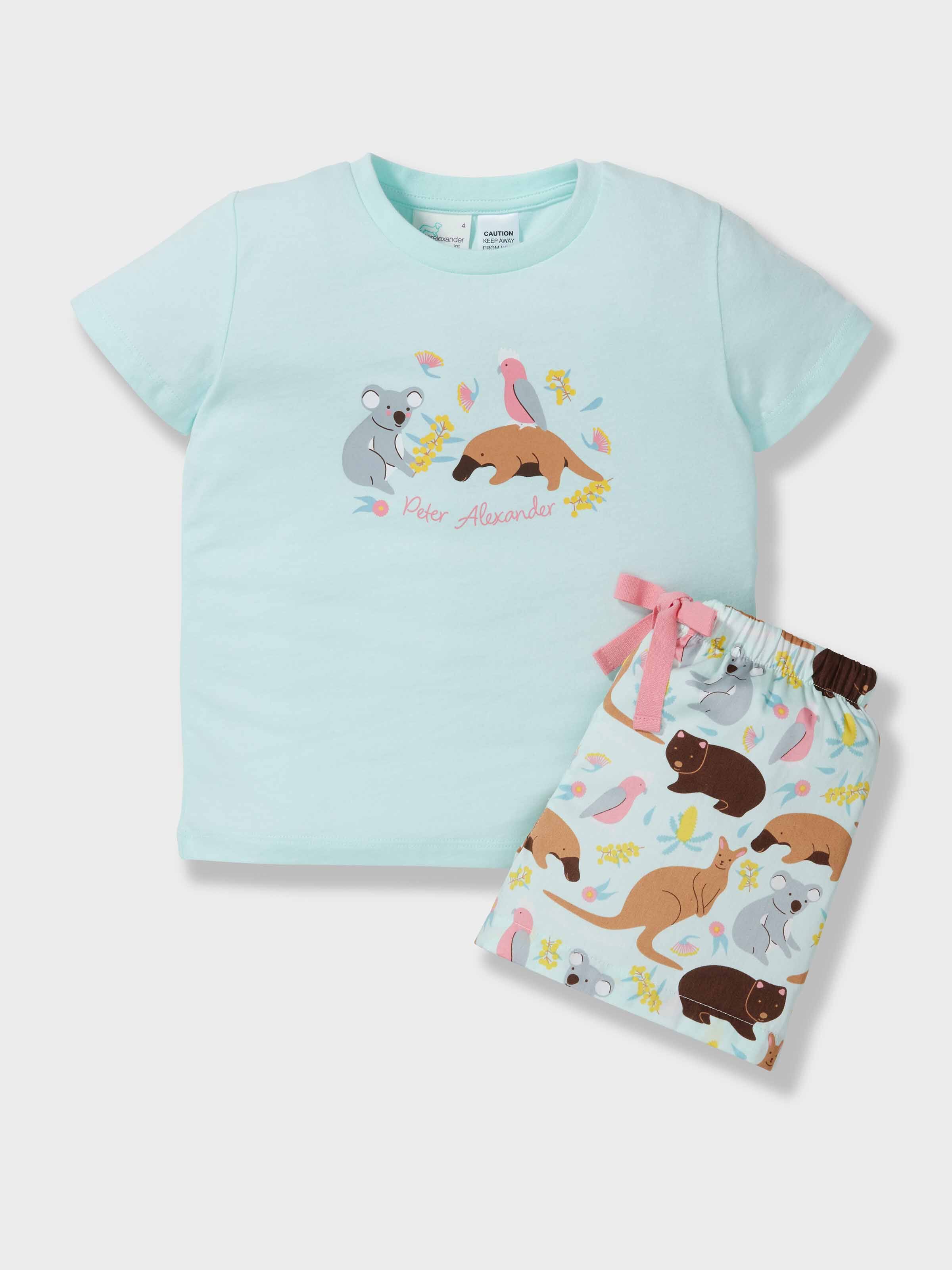 Girls Aussie Short Pj Set