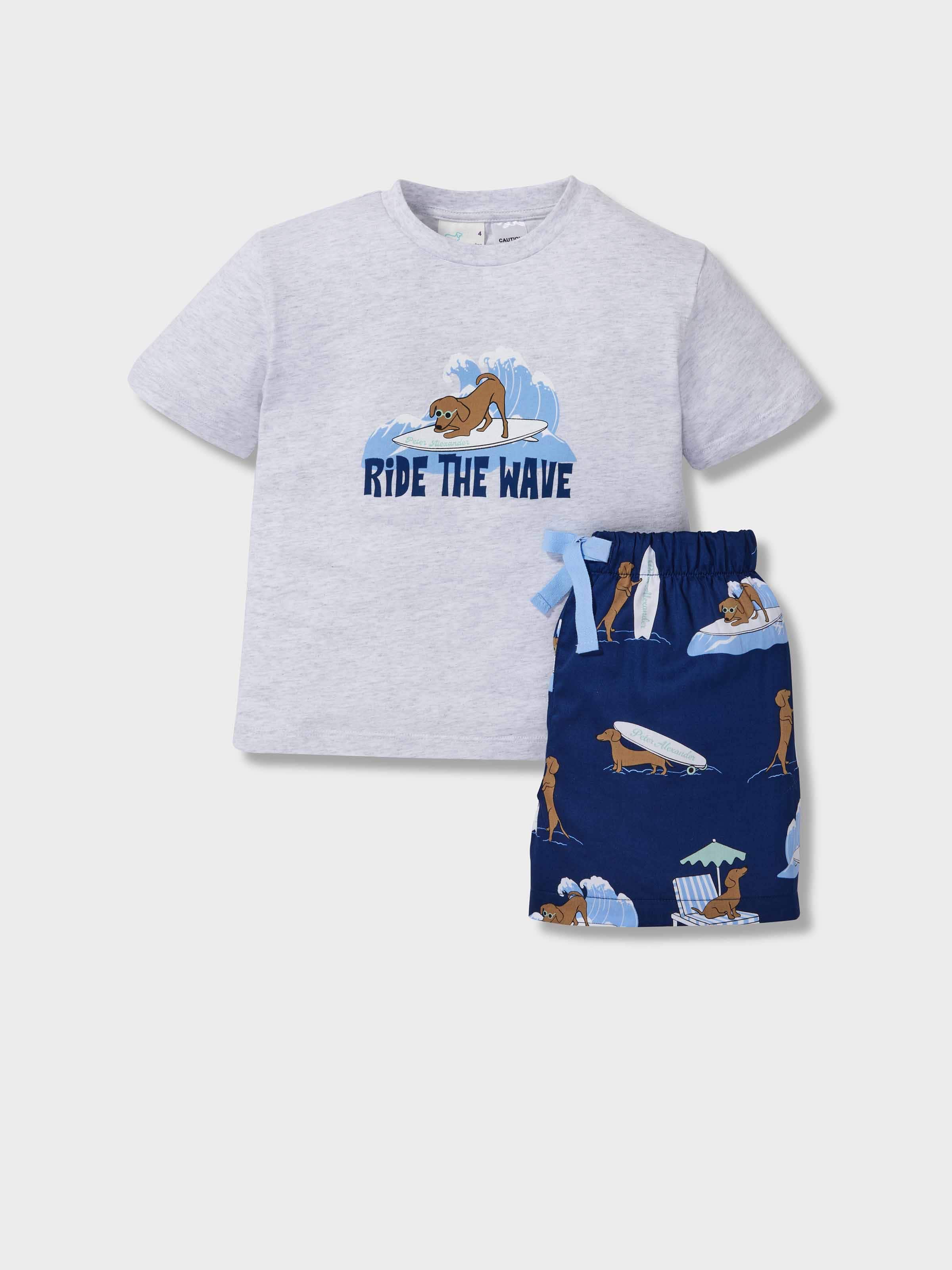 Jnr Boys Beach Penny Short Pj Set