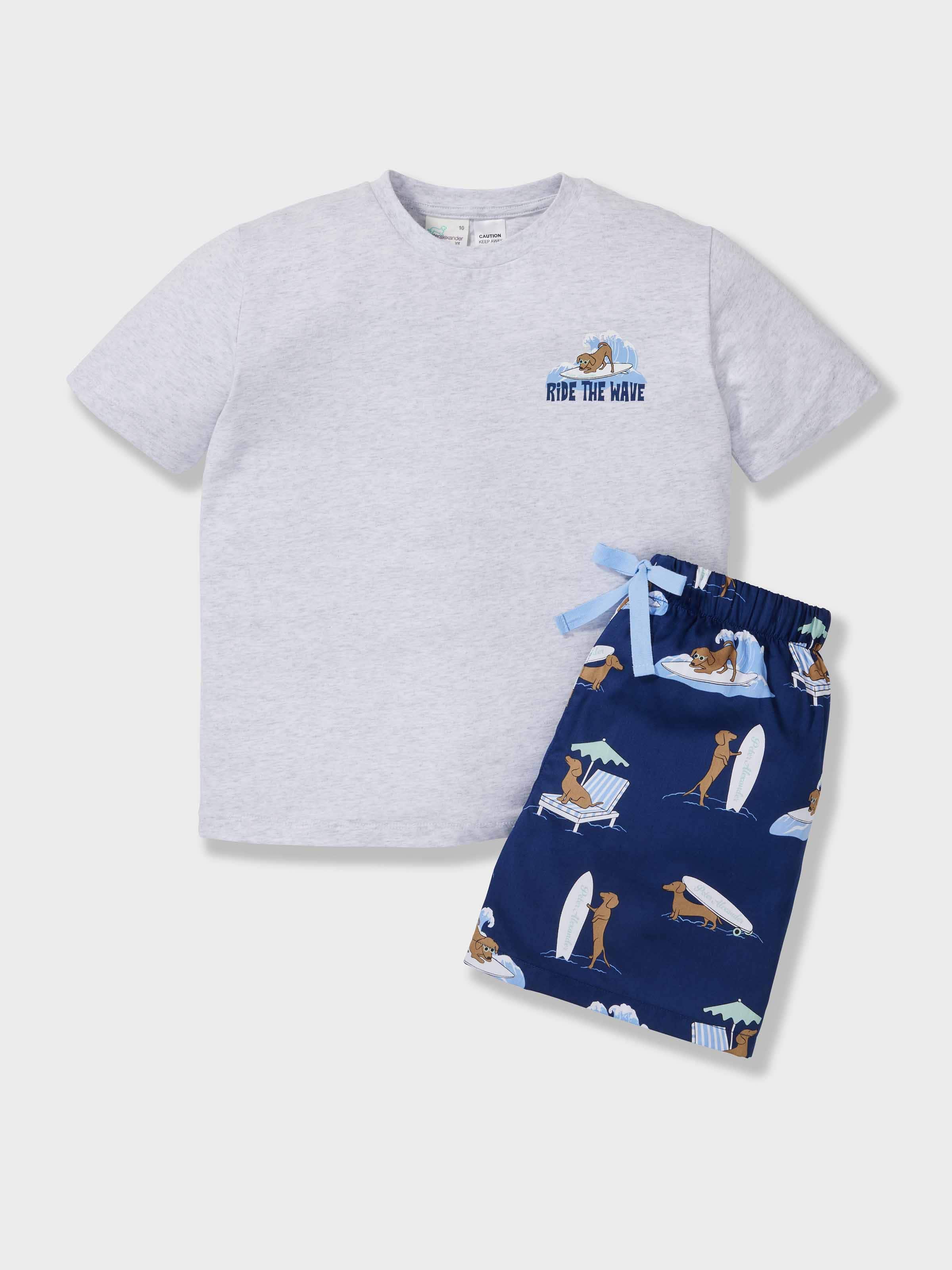 Boys Beach Penny Short Pj Set