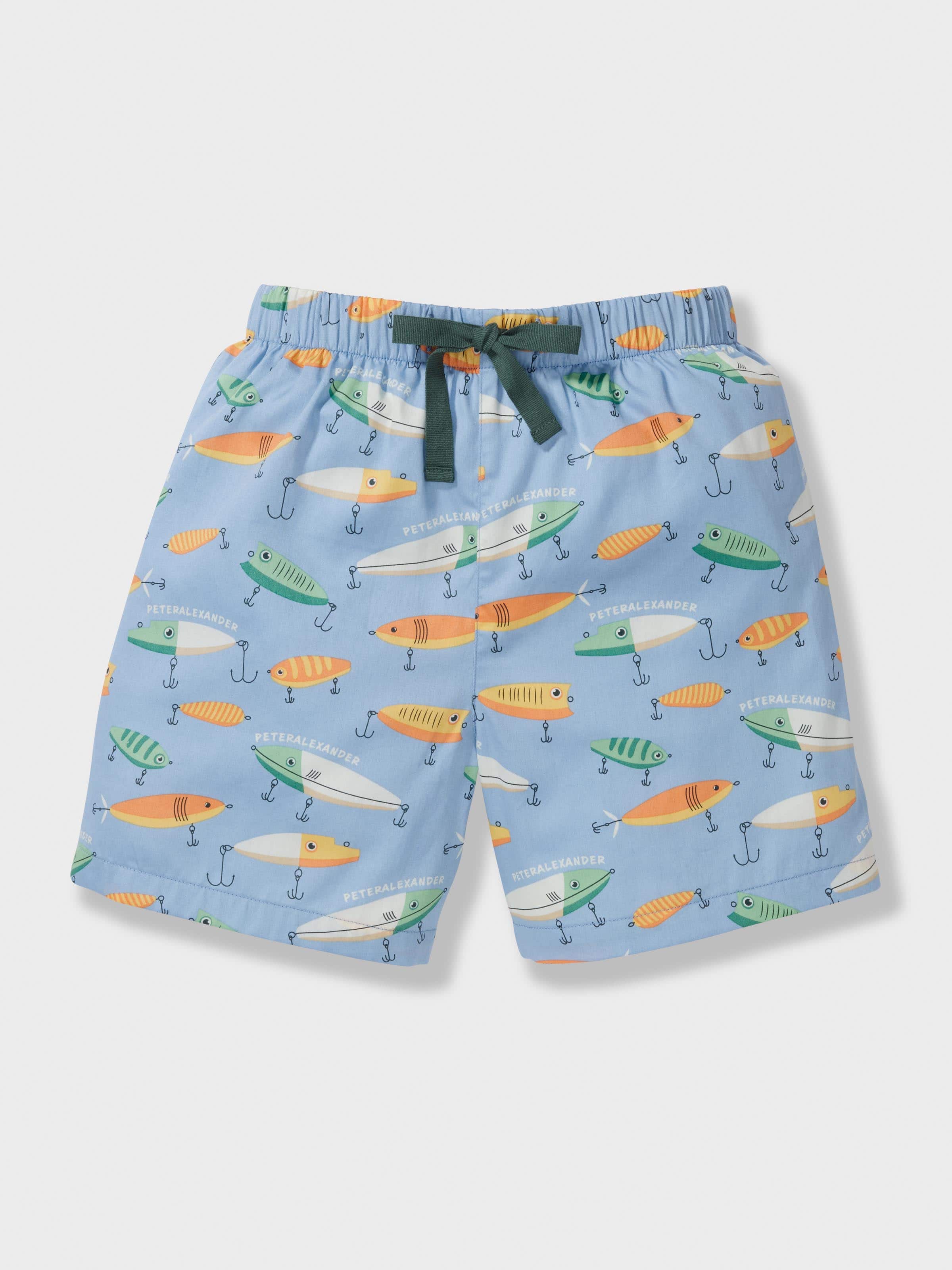 Boys Fishing Lure Short Pj Set