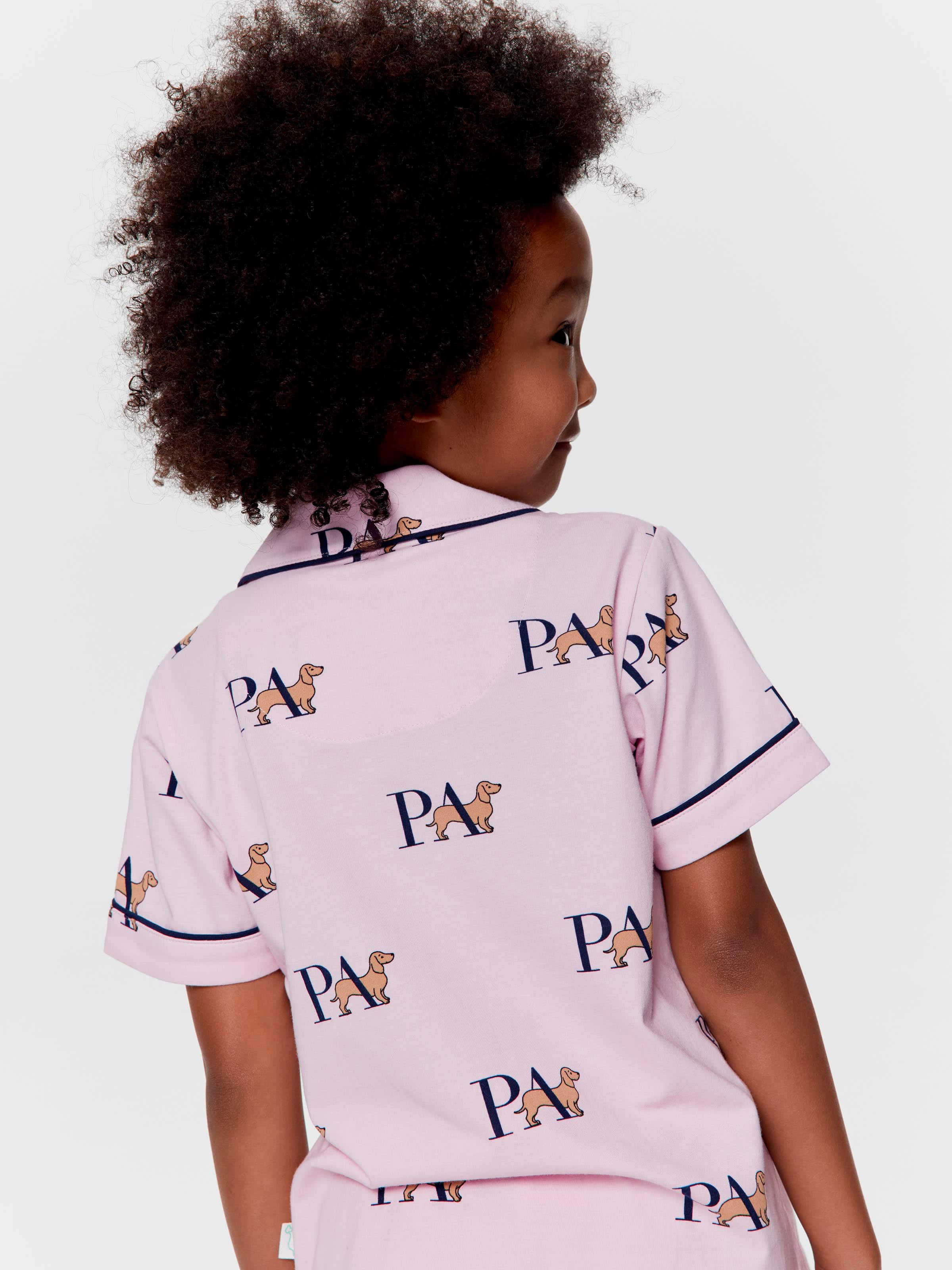 Jnr Girls Penny Logo Classic Shortie Pj Set