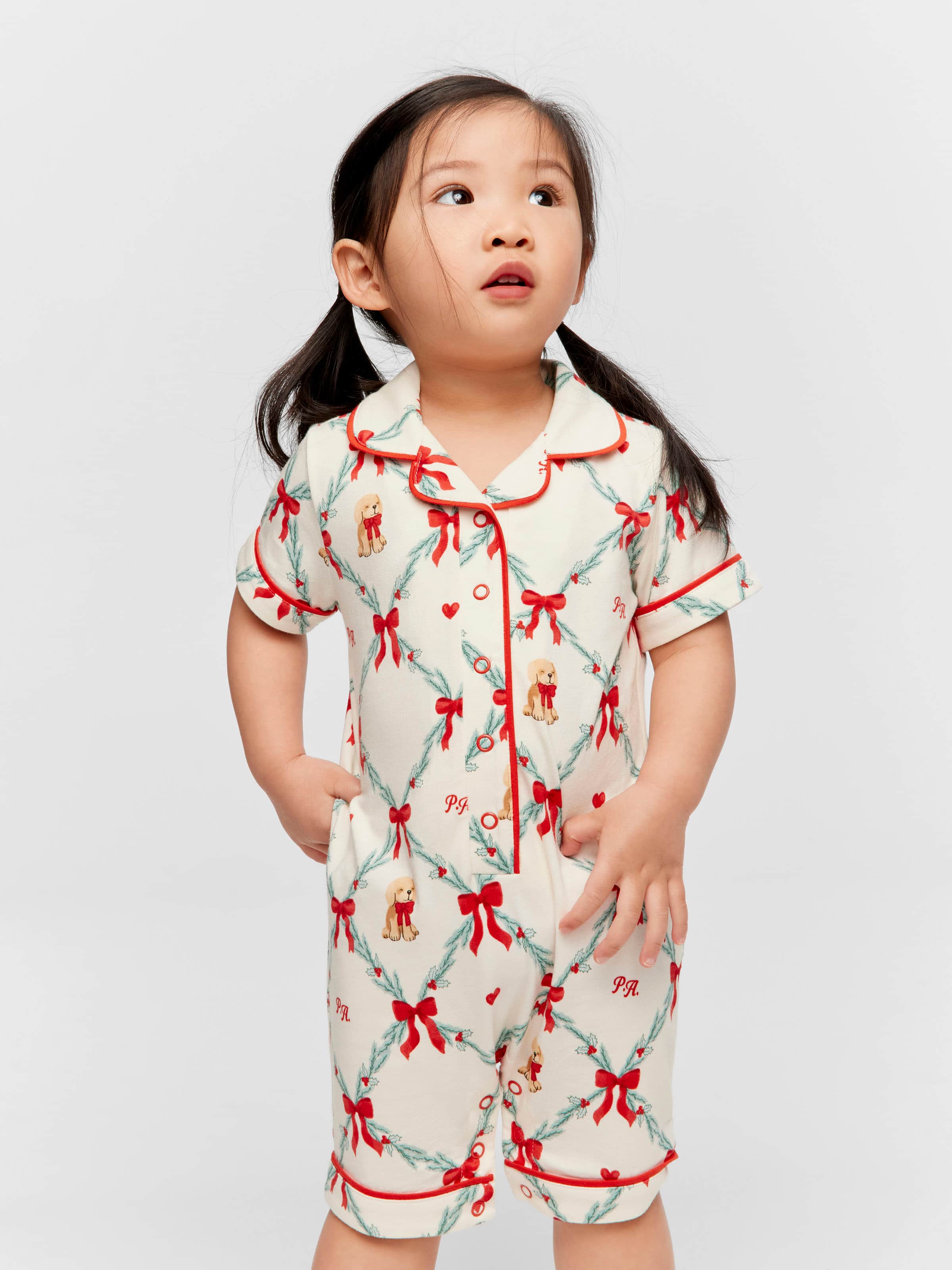 Baby Christmas Wreath Romper