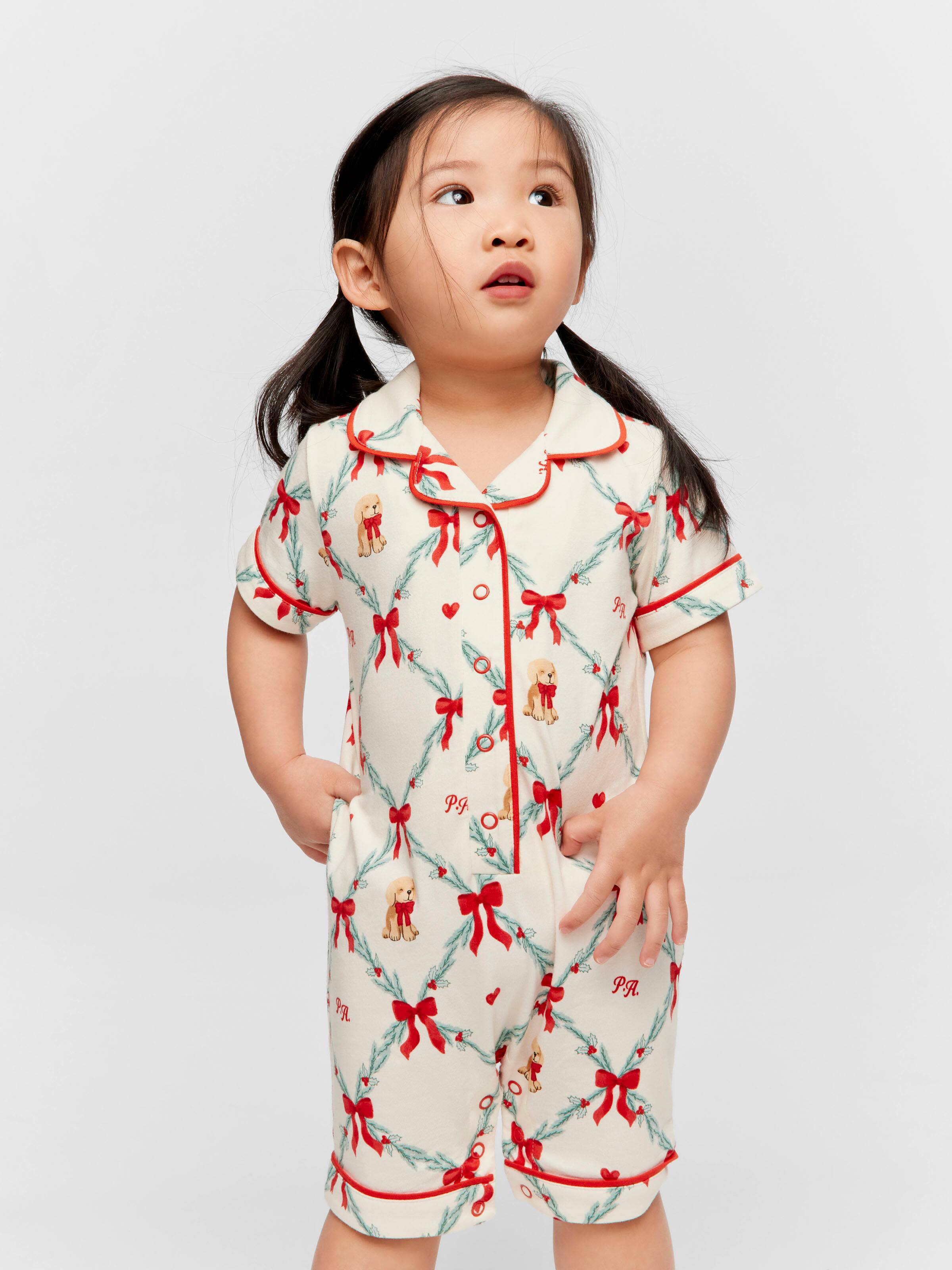 Baby Christmas Wreath Romper