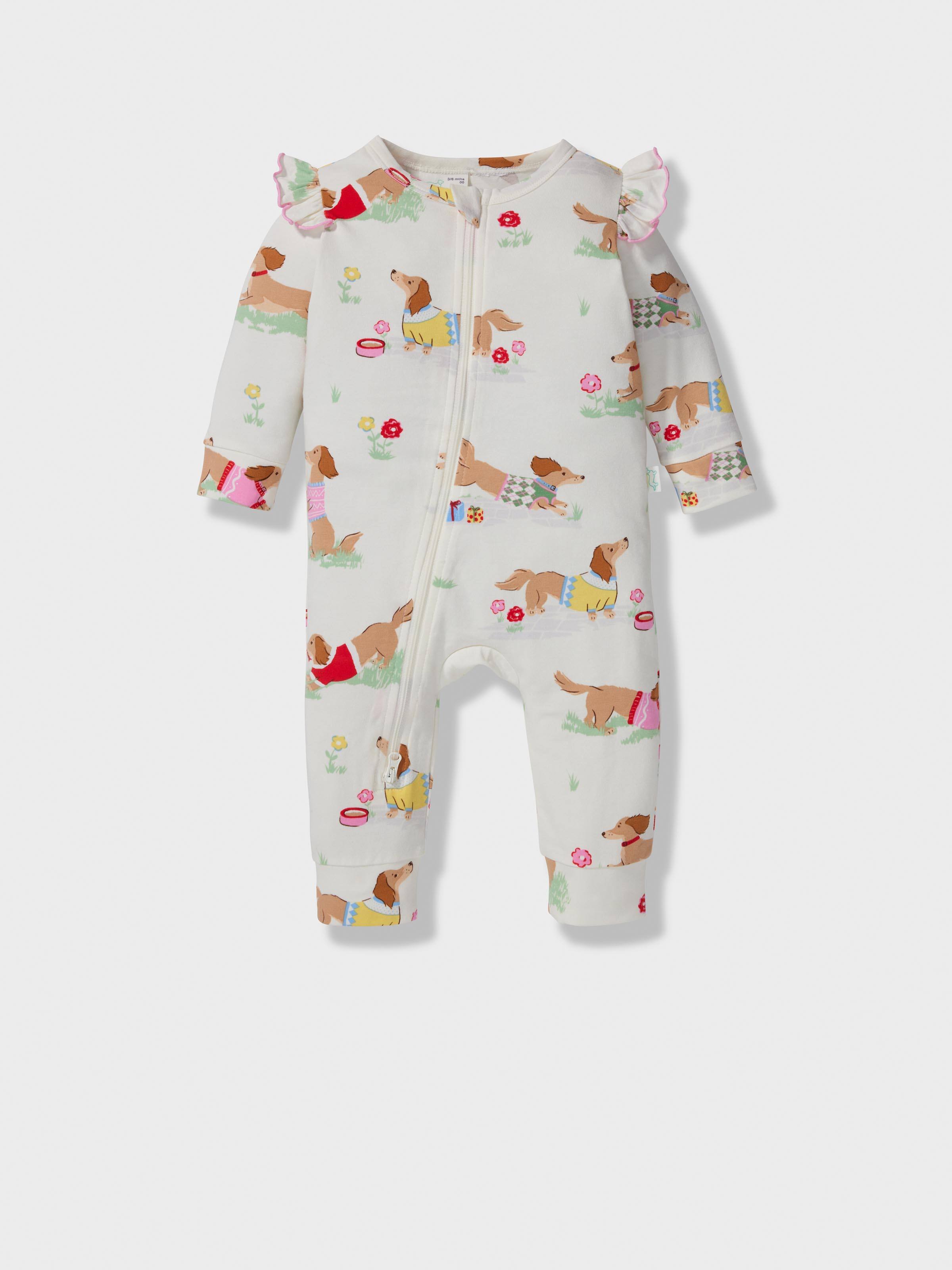 Baby Girl Penny Print Onesie