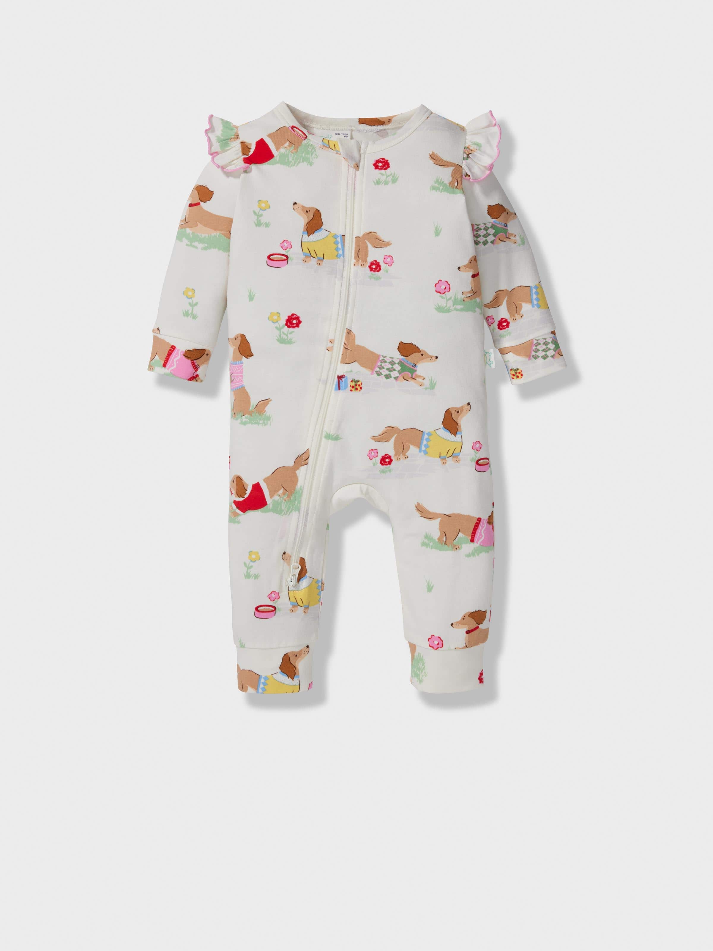 Baby Girl Penny Print Onesie