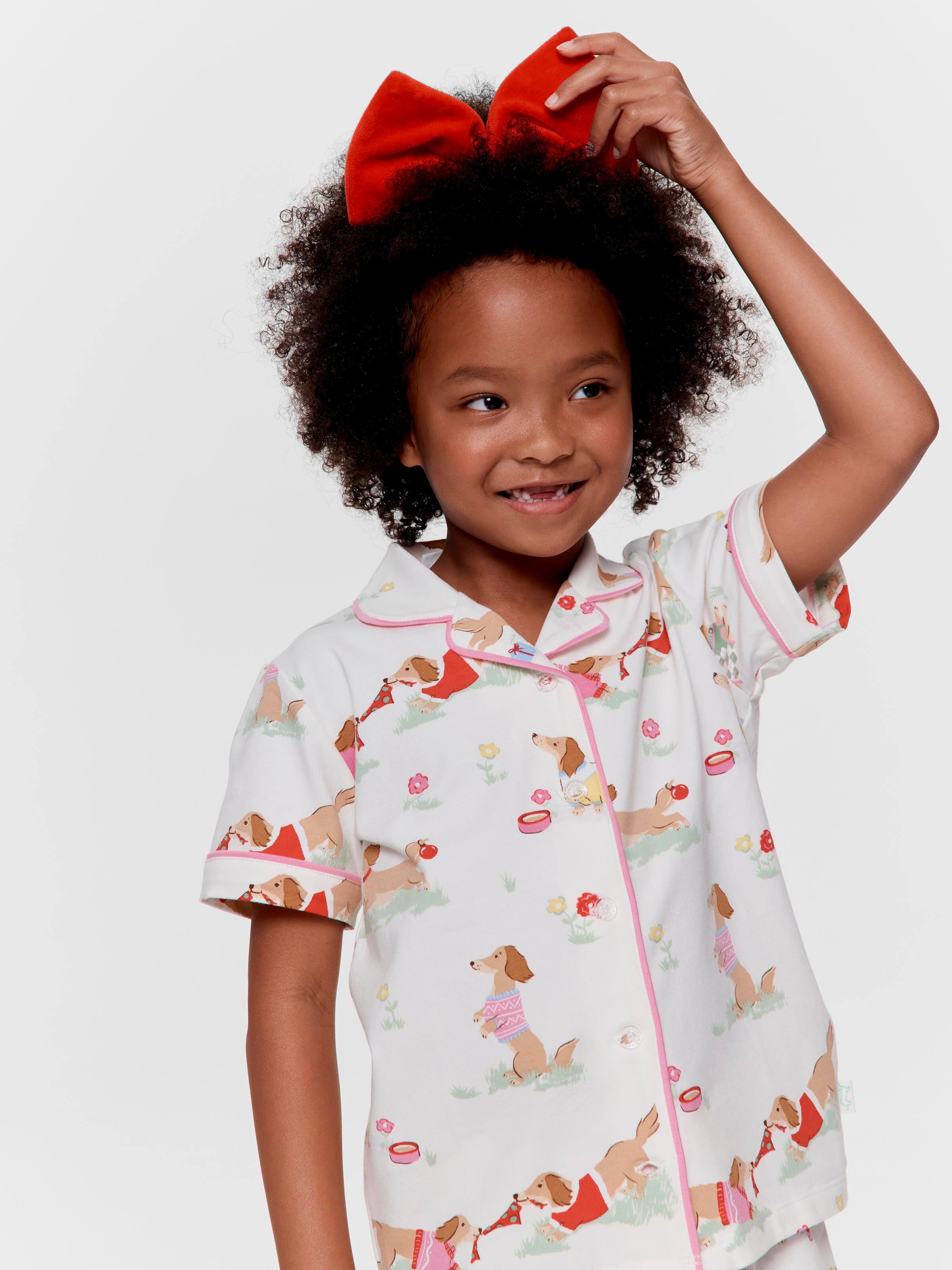 Jnr Girls Penny Print Classic Shortie Pj Set