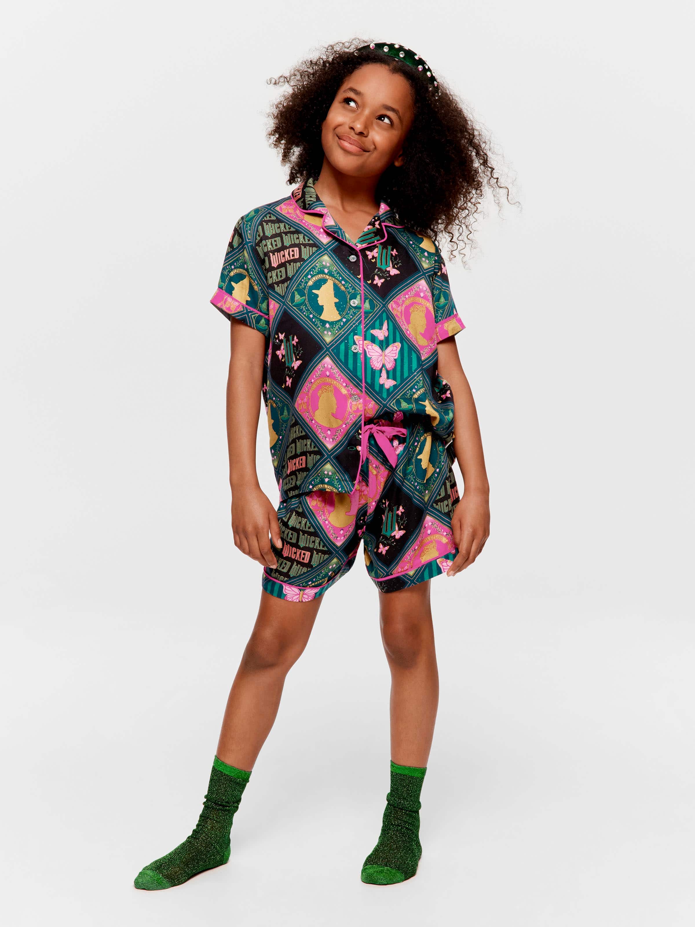 Girls Wicked Shortie Pj Set