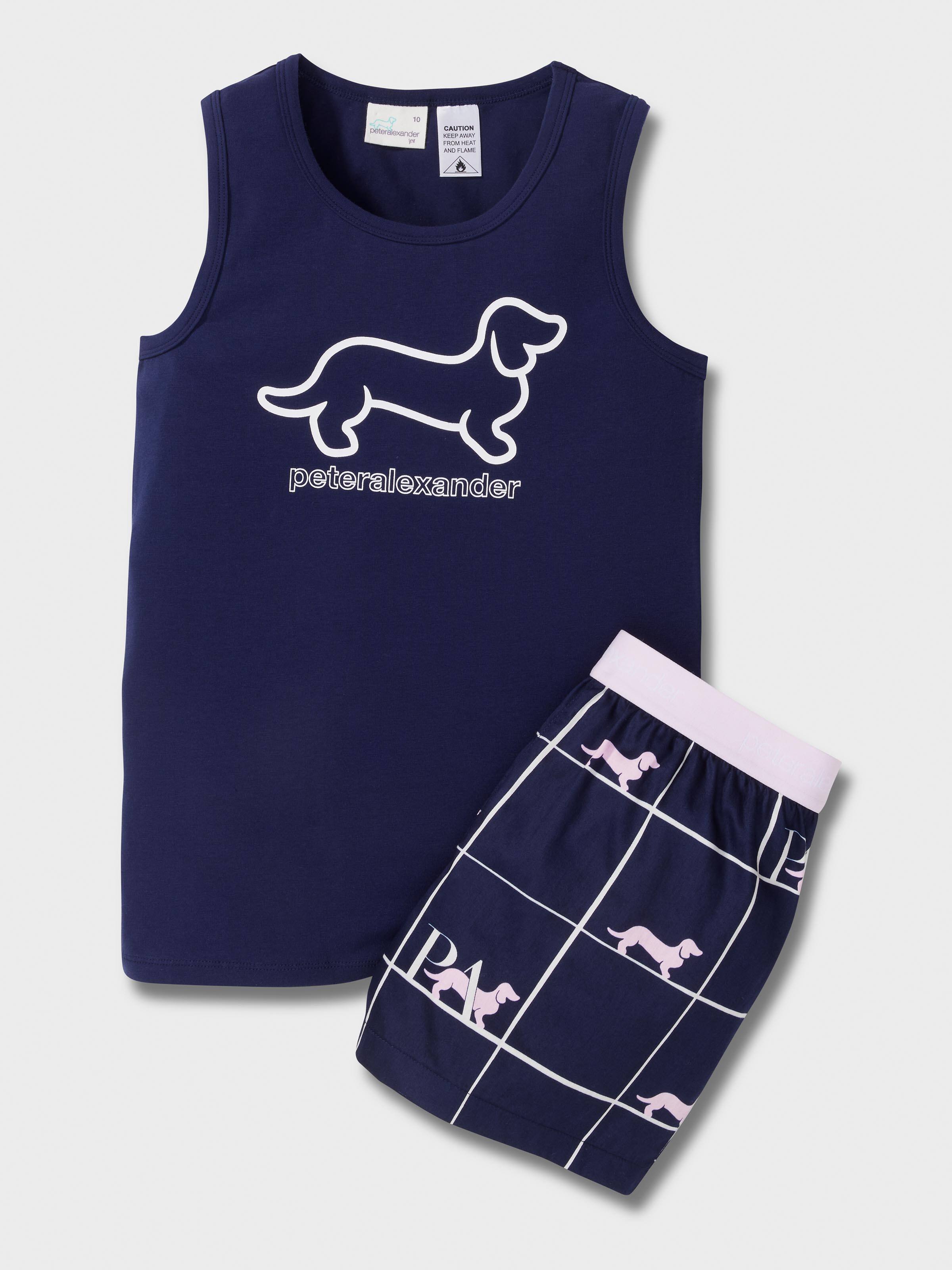 Girls Penny Tank Short Pj Set