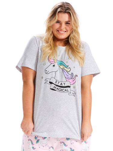 P.A. Plus Unicorn Short Sleeve Tee