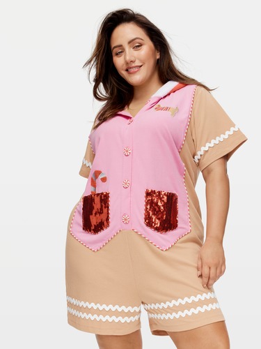P.A. Plus Gingerbread Onesie                                                                                                    