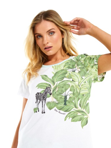 Zebra Jungle Tee
