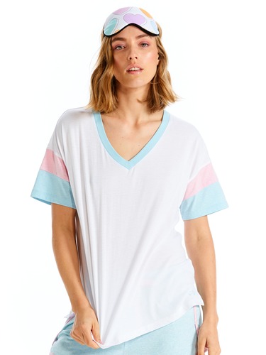 V Neck Boyfriend Tee