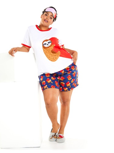 P.A. Plus Heart Sloth Tee