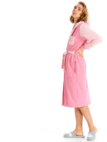 Pink Marle Track Gown