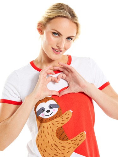 Heart Sloth Tee