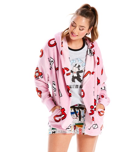 Monopoly Fleece Gown