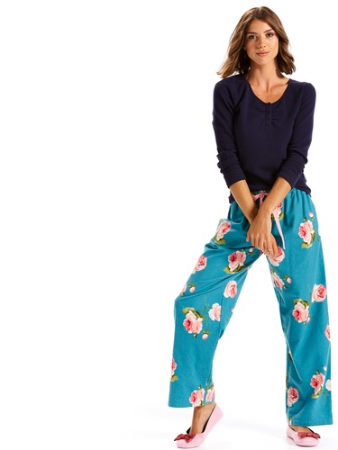 Roses Classic Flannelette Pj Pant