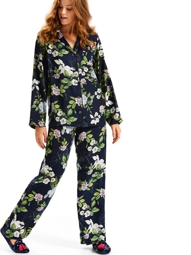 Navy Floral Classic Pj Set