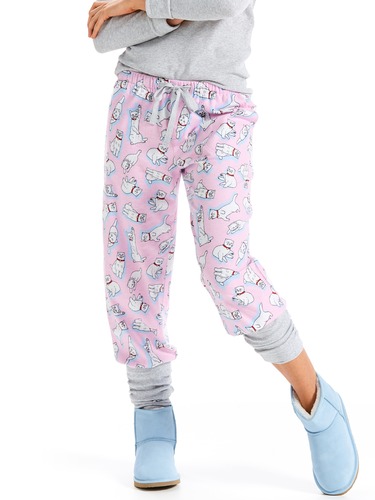 Crazy Cats Flannelette Legwarmer