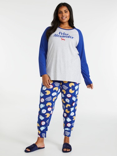 Pink Tartan Flannelette Pj Set