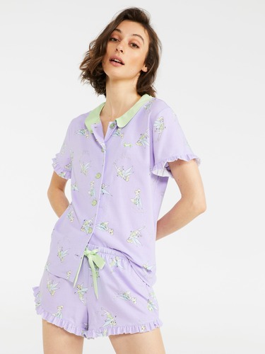 Winnie The Pooh & Eeyore Cloud Roll Up Flannelette Pj Pant