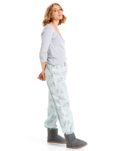 Little Dogs Flannelette Pj Pant