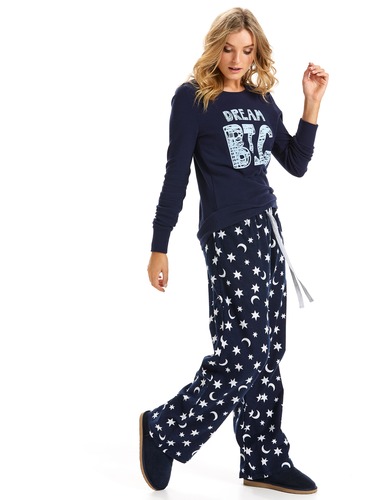 Stars & Moons Classic Flannelette Pj Pant