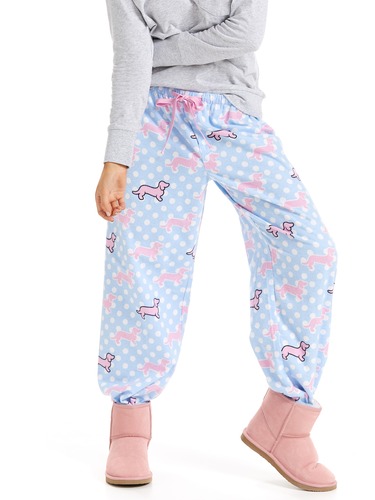 Penny Logo Spot Classic Flannelette Pj Pant