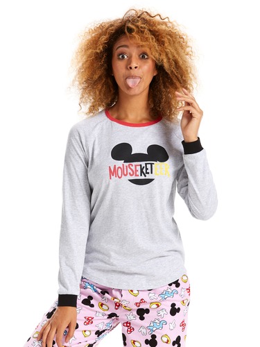Mouseketeer Raglan Long Sleeve Top