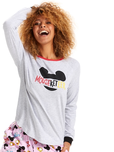 Mouseketeer Raglan Long Sleeve Top