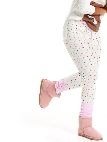 Micro Spot Waffle Legwarmer Legging