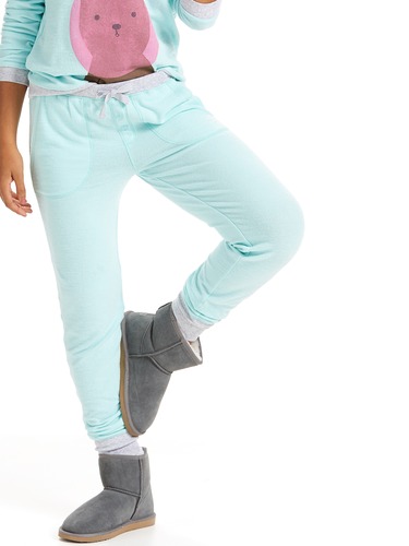 Mint Fuzzy Pj Pant
