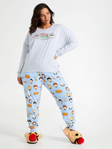 Fluffy Star Long Sleeve Top