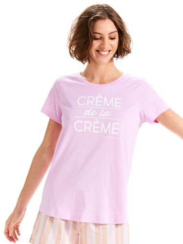 Creme De La Creme Short Sleeve Top