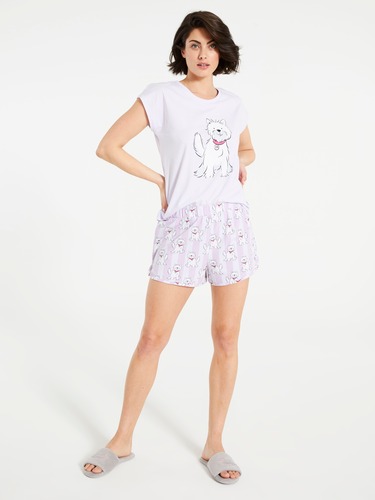 Lilac Puppy Mid Short