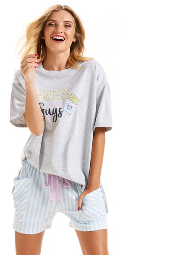 Stripe Pocket Short