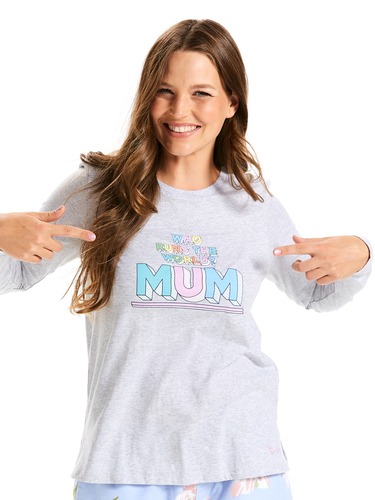 Mum Runs The World Long Sleeve Top