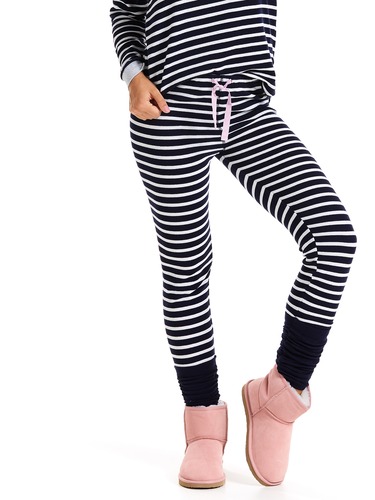 French Stripe Legwarmer Legging