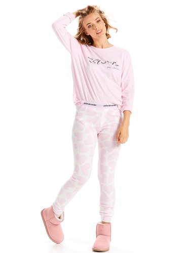 Heart Waffle Legging