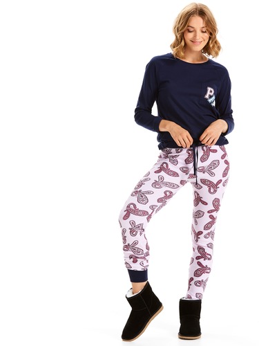 Paisley Waffle Legging